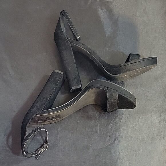 FOREVER 21 ANKLE STRAP BLOCK HEEL OPEN TOE WOMEN"S SANDAL - Picture 10 of 13